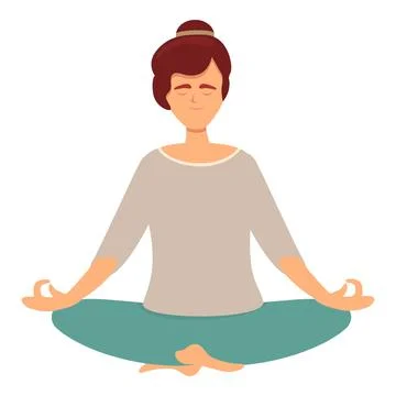 Yoga Warrior Pose Glare Background Yogi Workout Outline Vector