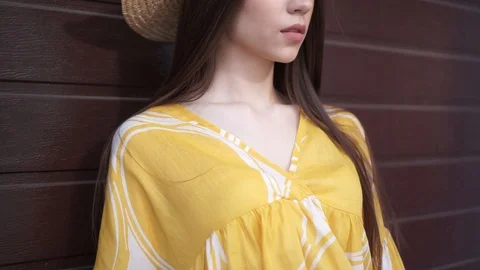 Girl model posing Video stock 110608193