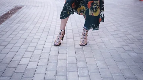 Girl model posing Stock Footage 110608265