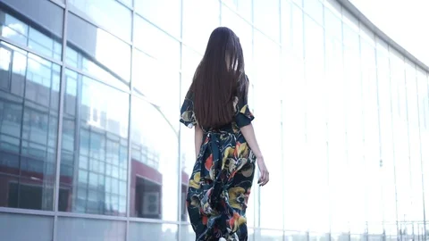 Girl model posing Video stock 110608274