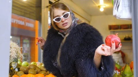 Girl in modern Stock Footage 101759942