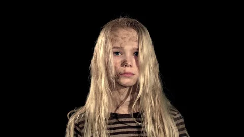 Girl Mud Stock Footage 128949591