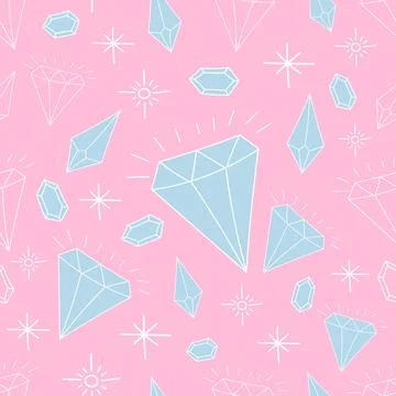Girl pattern. Diamond pattern vector.  イラスト素材