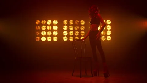 Stripped By Stripper On Stage Stock Video Footage Royalty Free