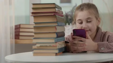 Girl with a phone in her hands Stock Footage 172356341