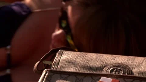 Girl by Pool Stock Footage 10755534