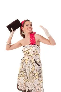 Girl posing to the camera Stock Photos