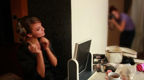 Girl Posing Stock Footage 33653861