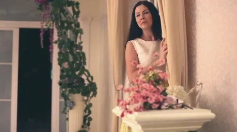 Girl posing Stock Footage 54646842