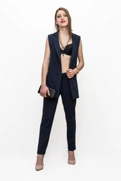 Girl posing in the studio Foto stock