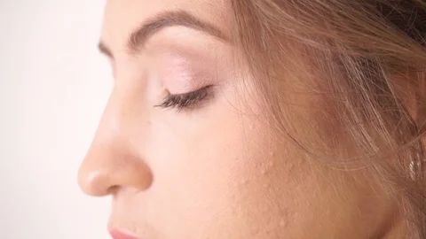 Girl posing. Wedding image. Video stock 102950264