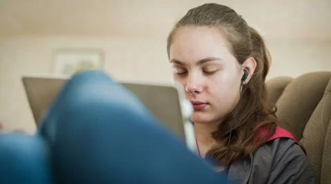 The Girl Is Reading A Book Stock Footage 36453080