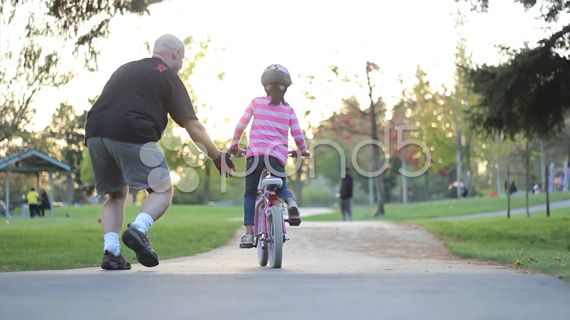 riding on a flat tire bike