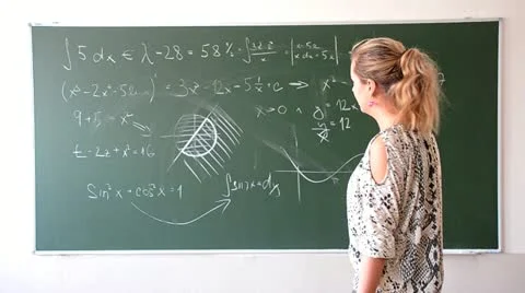 Girl in the school Stock Footage 10826867