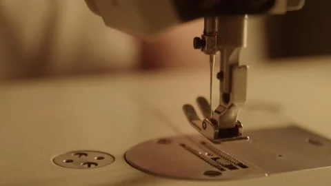 Girl in the sewing studio Stock Footage 234872524