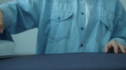 Girl in the sewing studio Stock Footage 234873634