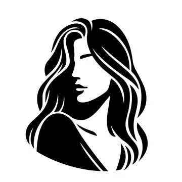 Girl Silhouette Vector Stock Illustration