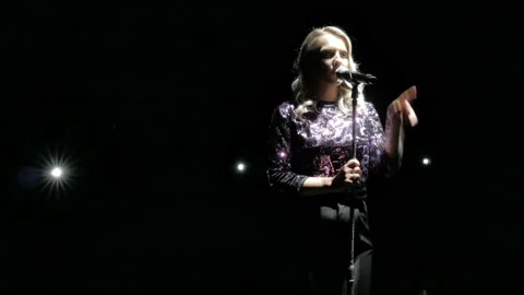 Singer On Stage Stock Footage ~ Royalty Free Stock Videos | Pond5