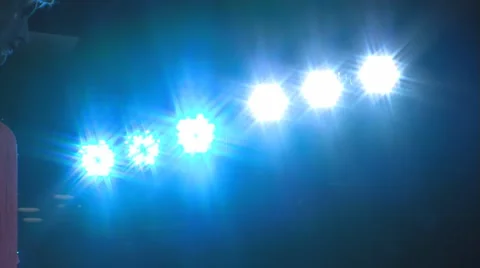 Girl singing on the stage Stock Footage 4257553