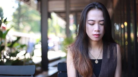 Girl with Smartphone Stock Footage 107407988