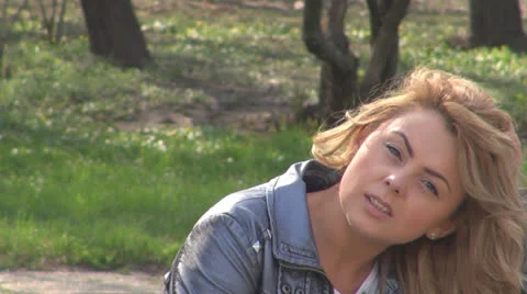 Girl smiling at  camera Stock-Footage 22561022