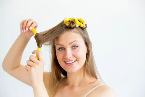 Girl in a spa Stock Photos