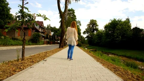 Girl stop motion Stock Footage 91308639
