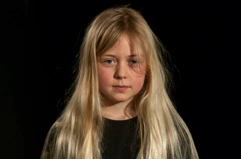 Girl in the studio Stock Photos
