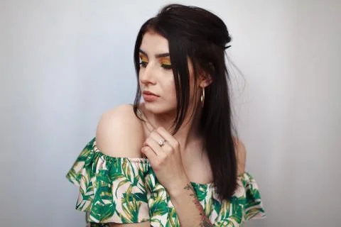 Girl in studio Stock Photos