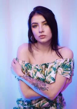 Girl in studio Stock Photos