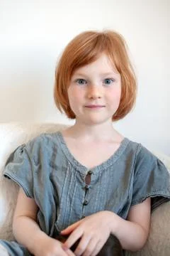 Girl with a surprised expression Stock Photos