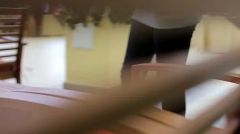 Girl with tablet Stock Footage 51859549