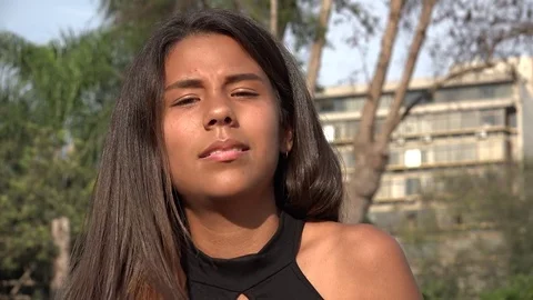Girl Talking Stock Footage