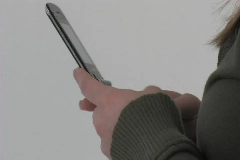Girl text message 2 Stock-Footage 106608