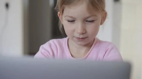 Girl using laptop for studying. Stock Footage 274950079