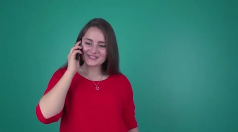 Girl using mobile smart phone Stock Footage 61074378