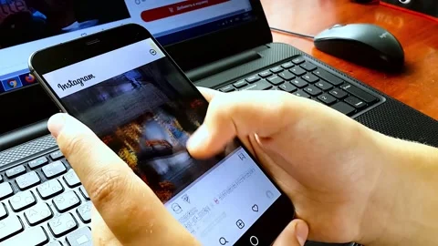 Girl using smartphone close up sliding screen, surfing internet, social media Stock Footage 164181545