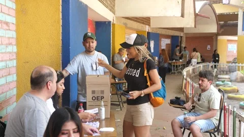 Girl voting Stock Footage 315082337