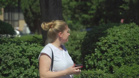 The girl is waiting for something Stock Footage 111209720