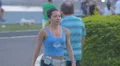 Girl walking in the park in Panama City 4k or 4k+ Resolution