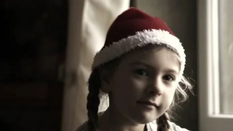 Girl by the window Stock Footage 142594892