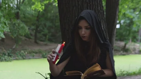 The Girl in the Witch's Boots Stock Footage