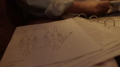 Girl work in the workshop Stock Footage 234875636