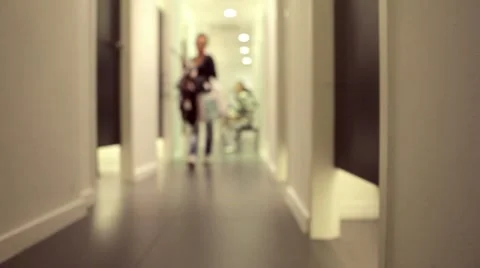 Girls are going to try on clothes in a store  (fitting room) Stock Footage