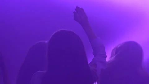 Girls Smoke Concert Stock Video Footage | Royalty Free Girls Smoke