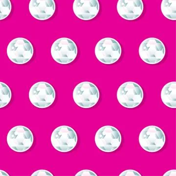 Girls diamond sequins in a seamless pattern Stock Illustration