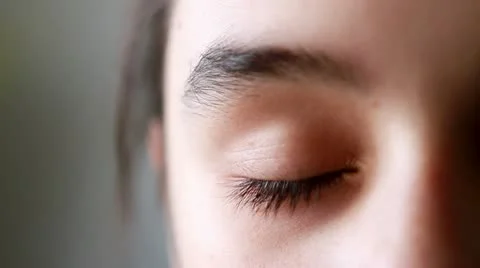 Girl's eye, close up Stock Footage 10868226