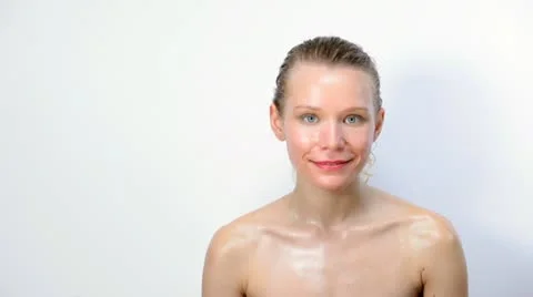 Girl's face Stock Footage 18181999