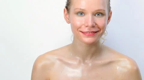 Girl's face Stock Footage 18182004