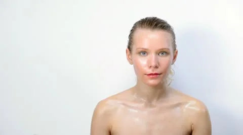 Girl's face Stock Footage 18182047